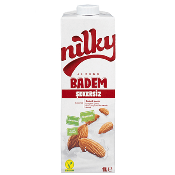 Nilky Şekersiz Badem Sütü 1lt