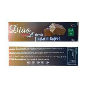 Dias Special Çikolatalı Kaplı Gofret 40gr